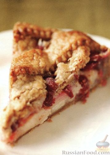 Рецепт Пирог с грушами и клюквой