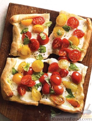 Рецепт Пицца с помидорами и сыром