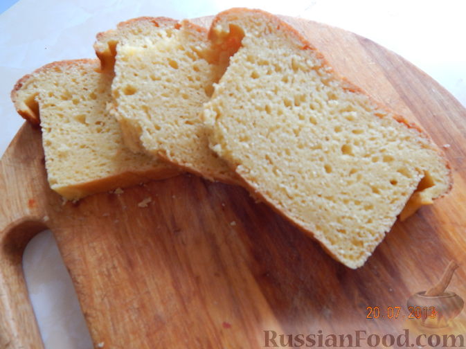 Рецепт Кукурузный хлеб на бездрожжевой закваске