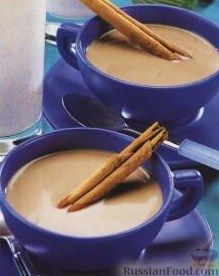 Рецепт Кофе с молоком и корицей по-мексикански (Cafe con Leche)