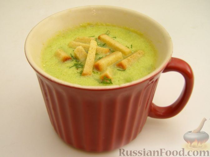 Рецепт Пряный крем-суп из кабачков
