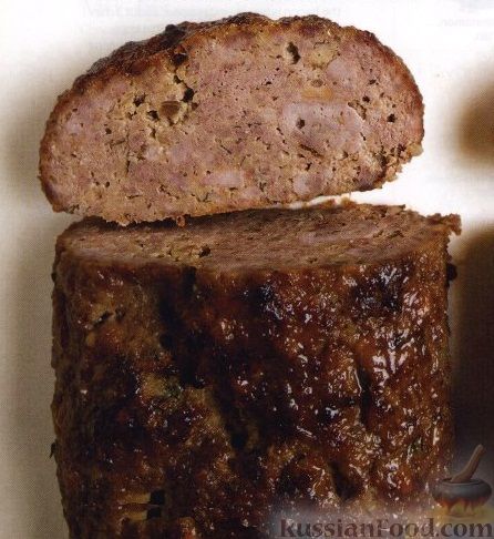 Рецепт Мясной "хлеб" из говядины и телятины