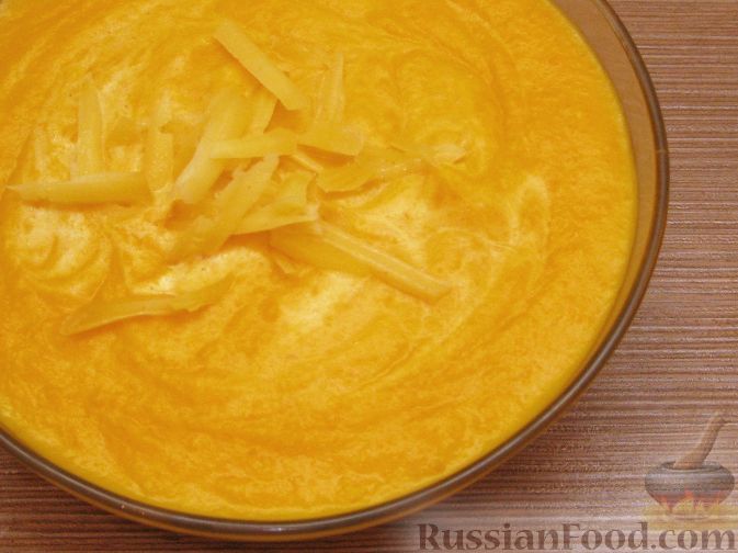 Рецепт Морковный суп-пюре с чесноком