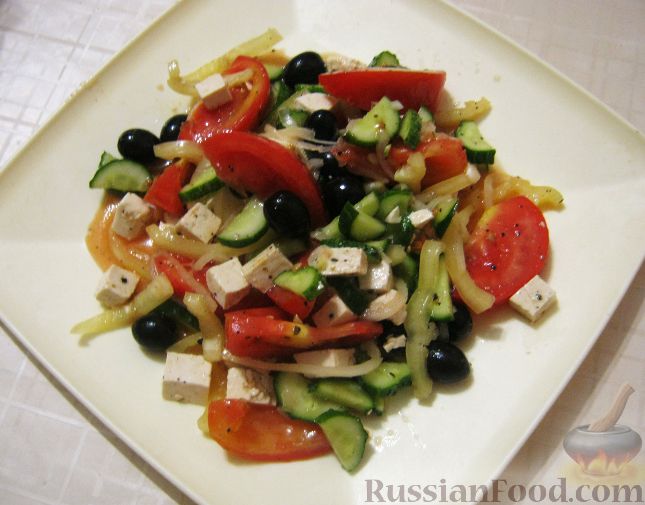 Рецепт Крестьянский салат по-гречески