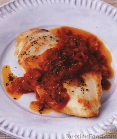 Рецепт Курица под томатным соусом