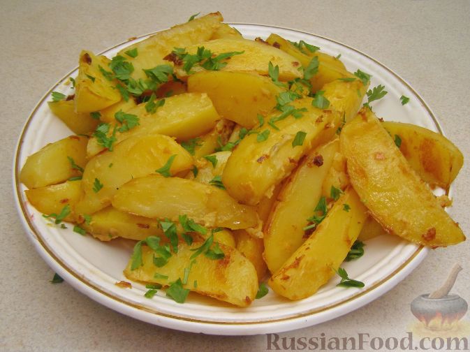 Рецепт Картофель, запеченный в горчице
