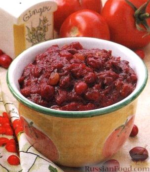 Рецепт Клюквенно-томатный соус