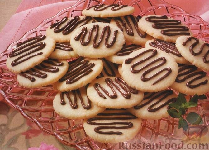 Рецепт Печенье песочное с шоколадом