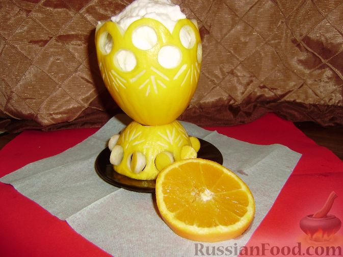 Рецепт Мусс лимонно-апельсиновый