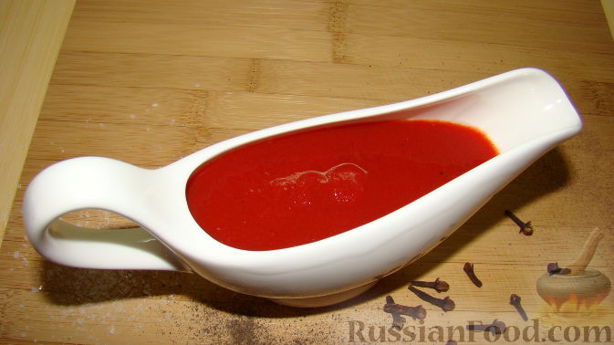 Рецепт Соус томатный на зиму (домашний кетчуп)