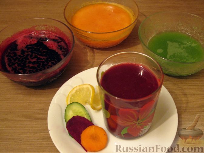 Рецепт Овощной сок "Чистое здоровье"