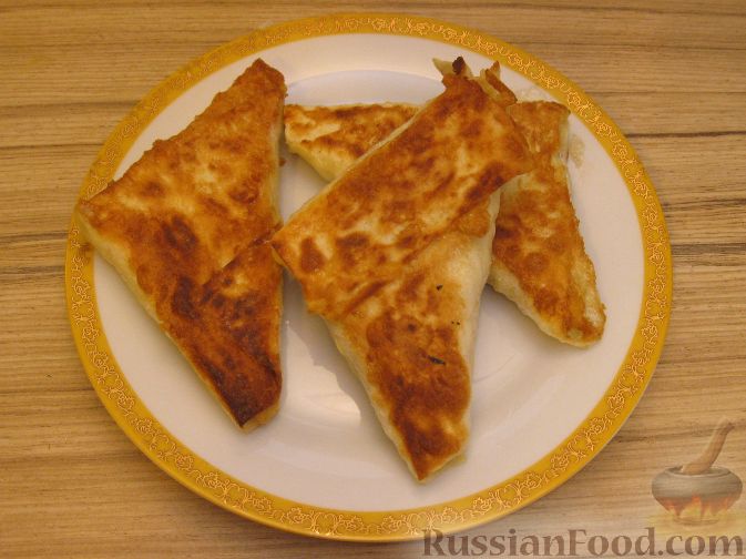 Рецепт Треугольные пирожки из лаваша