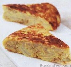 Рецепт Испанский омлет с картофелем (тортилья)