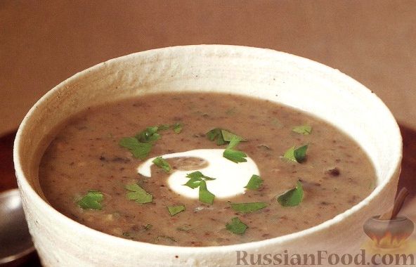 Рецепт Грибной суп-пюре с картофелем