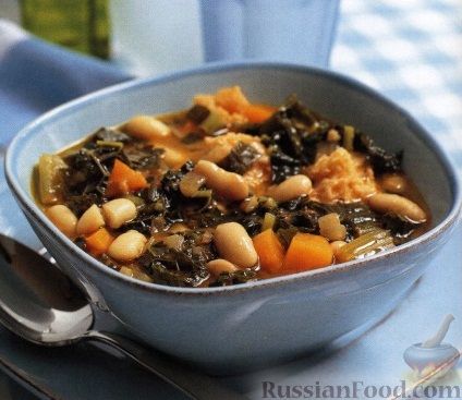 Рецепт Тосканский фасолевый суп риболлита
