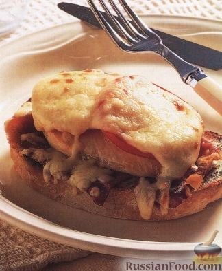 Рецепт Бутерброд с куриным филе (сальтимбокка)