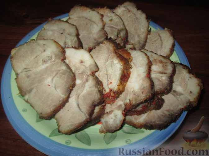 Рецепт Запеченная свинина (Arrosto di maiale) с помидорами
