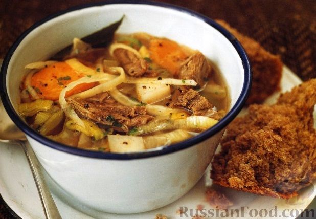Рецепт Овощной суп с бараниной