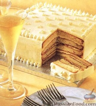 Рецепт Швейцарский миндальный торт