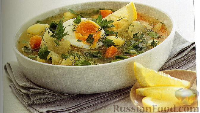 Рецепт Суп овощной с репой и шпинатом