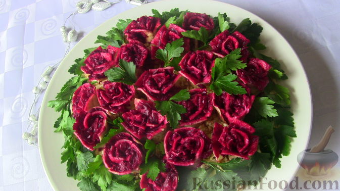 Рецепт Салат "Розы"