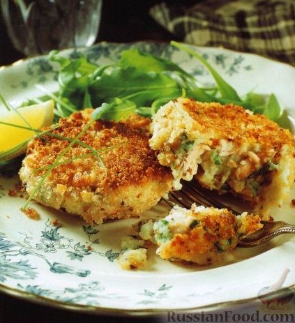 Рецепт Котлеты из рыбы и картофеля