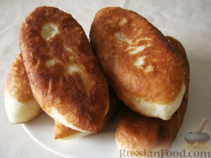 Рецепт Жареные пирожки с картошкой (постные)