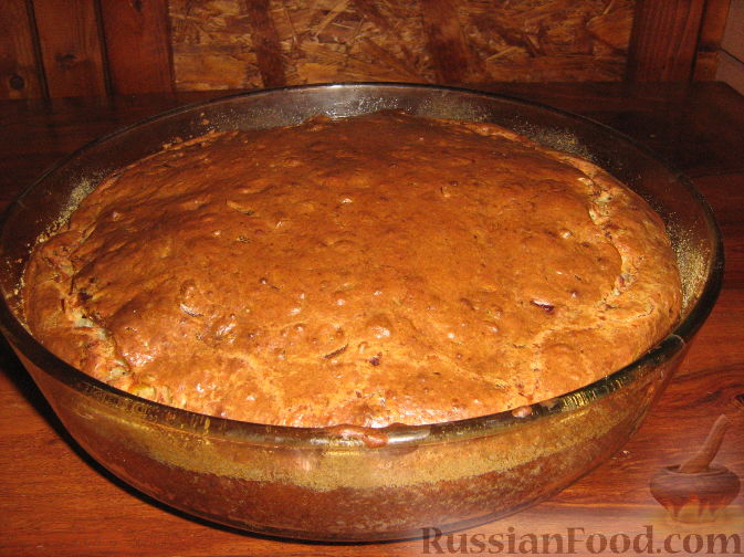 Рецепт Несладкий кекс-пирог с цуккини и беконом