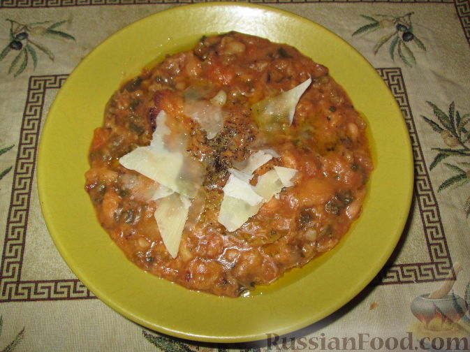 Рецепт Овощной суп-похлебка Риболлита (Ribollita)
