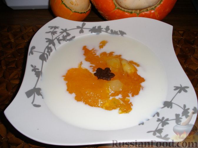 Рецепт Тыквенно-ананасовый кисель - густой