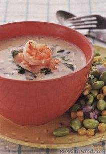 Рецепт Суп с креветками