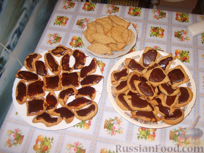 Рецепт Ореховые печенюшки с шоколадом
