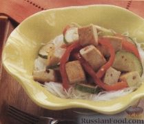 Рецепт Овощное соте с сыром тофу