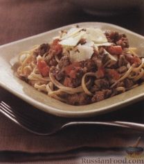 Рецепт Спагетти с соусом болоньезе