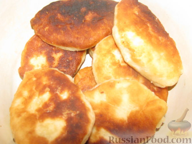 Рецепт Дрожжевые жареные пирожки с картошкой