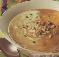 Рецепт Зимний суп из риса и тыквы