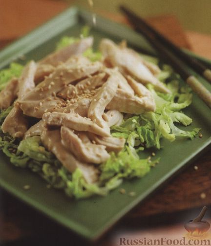 Рецепт Куриное филе в кунжутном соусе