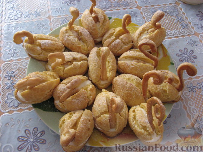 Рецепт Пирожное "Лебеди"