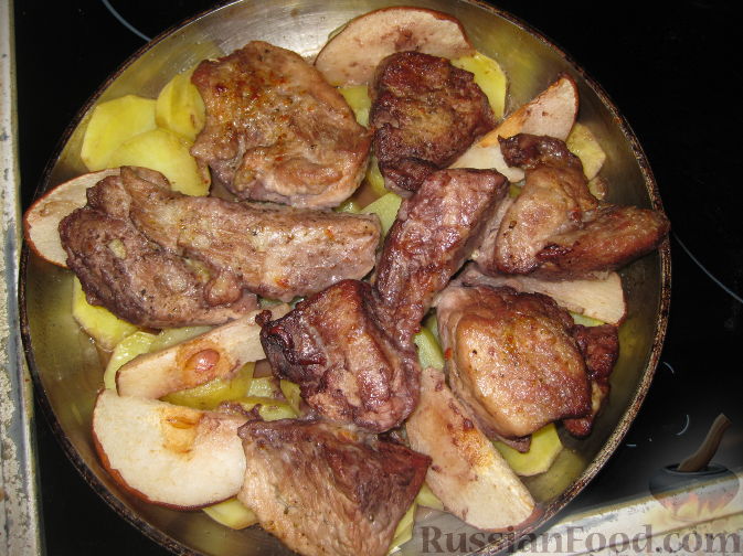 Рецепт Пряная свинина с картофелем
