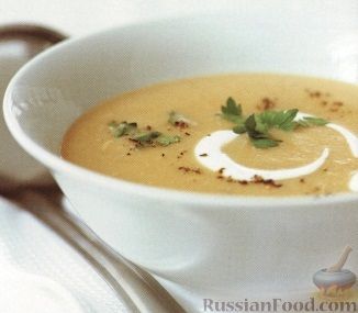 Рецепт Картофельный суп-пюре с курятиной