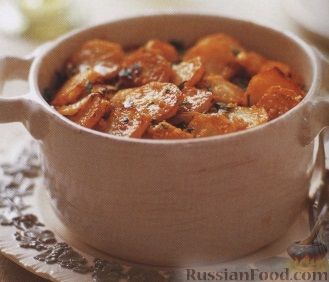 Рецепт Тефтели с картофелем, запеченные в духовке