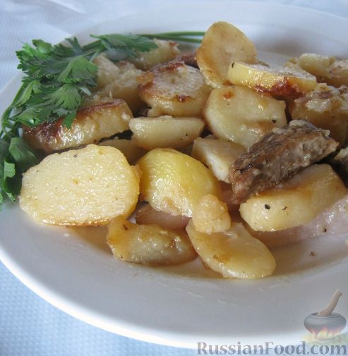 Рецепт Жаркое из говядины с картофелем