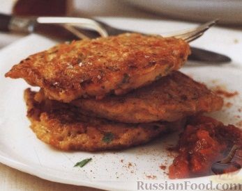 Рецепт Картофельно-рисовые оладьи