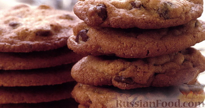 Американское печенье с кусочками шоколада - пошаговый рецепт с фото на natali-fashion.ru