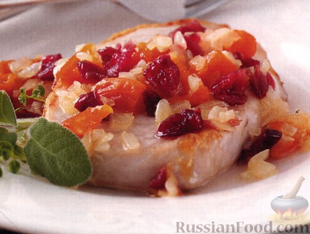Рецепт Куриное филе с яблоками и сыром