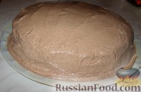 Фото приготовления рецепта: Торт пражский с вишнями - шаг №4