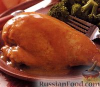 Фото к рецепту: Куриные грудки с медом и карри