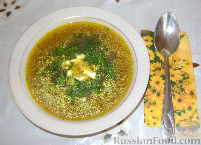 Сырный суп с грибами и курицей