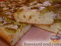 Фото приготовления рецепта: Пирог с ревенем (рабарбером) - шаг №3