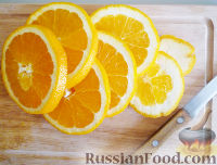 Фото приготовления рецепта: Апельсиновый лимонад / Безалкогольный крюшон - шаг №5